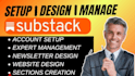 substack setup substack account substack newsletter substack promotion substack