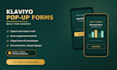 design shopify klaviyo email marketing flows popup form