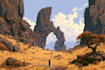 draw fantasy landscape or enviroment