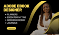 book layout expert adobe indesign KDP workbook