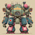 draw custom mecha robot