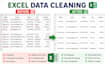 remove duplicates, clean, and format excel data