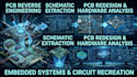 analyze, reverse engineer and redesign pcb and embedded hardware