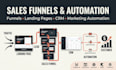 do gohighlevel website design sales funnel, gohighlevel automation expert