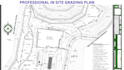 design site grading plan using autocad, erosion plan, site plan, utility plan