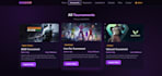 create a responsive gaming tournament website using HTML CSS and javascript