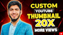 design viral, high CTR youtube thumbnails and ai