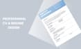 design a professional CV and resume in word
