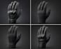 do 3d professional glove design with product rendering