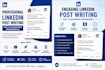 write professional linkedin posts