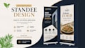 design roll up banner and standee