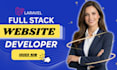 do custom website development using php, laravel and react, website bug fixing