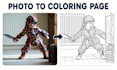 turn your photo into a clean printable coloring page