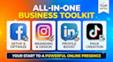 setup, optimize, and create social media business accounts