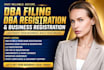 expertly do dba filing dba registration and register llc