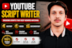 write youtube video scripts
