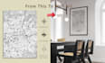 premium minimal map poster  wall art design