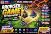develop browser games in phaser, cocos, unity, multiplayer, web3 and blockchain