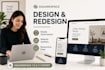 design redesign edit and update squarespace website mobile opt fix mobile issue