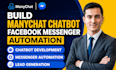 build manychat chatbot and facebook messenger automation