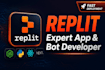 develop, deploy, and fix custom web apps and bots in replit