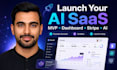 build ai saas mvp app ai web app with next js, react, openai, supabase, stripe