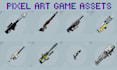 create professional pixel art game assets, weapons, and tilesets