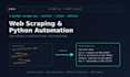 build a python web scraper or automation script for you