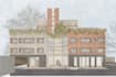 create post digital architectural visualization and collages