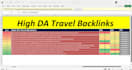 do manually 80 travel and tourism niche relevant SEO backlinks