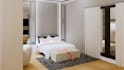 create luxury bedroom interior design with photorealistic 3d renders