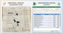 type data from scanned images, books, or screenshots to excel or word