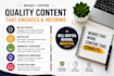 write engaging blog posts and informative articles