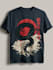 do a japanese t shirt illustration
