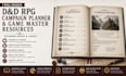 design dnd rpg campaign planner game master resources rulebook design and layout