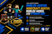 create custom roblox avatar, minecraft avatar, roblox model and vtuber art