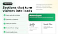 create a responsive landing page