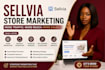 do sellvia marketing, store promotion and boost traffic