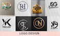 create a unique and stylish name logo design