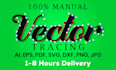 do vector tracing, vectorize logo or convert to vector
