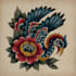 create traditional or old school style tattoo flash design