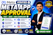 get meta app approval, facebook app review and whatsapp API permissions approved
