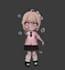 create a custom 3d chibi character