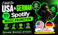 do USA spotify music promotion german spotify promotion