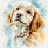draw watercolor pet portrait
