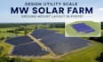 design utility scale mw solar farm ground mount layout in pvsyst
