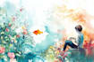 draw a watercolor illustration