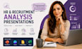 create recruitment presentation design, HR training PPT, talent deck