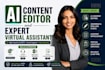 do ai content editing and humanize chatgpt text