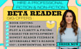 beta read fiction nonfiction book romance beta reader alpha reader book editing